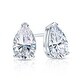 preview thumbnail 1 of 8, Auriya 1 1/2ctw Pear-cut Diamond Stud Earrings 14k Gold