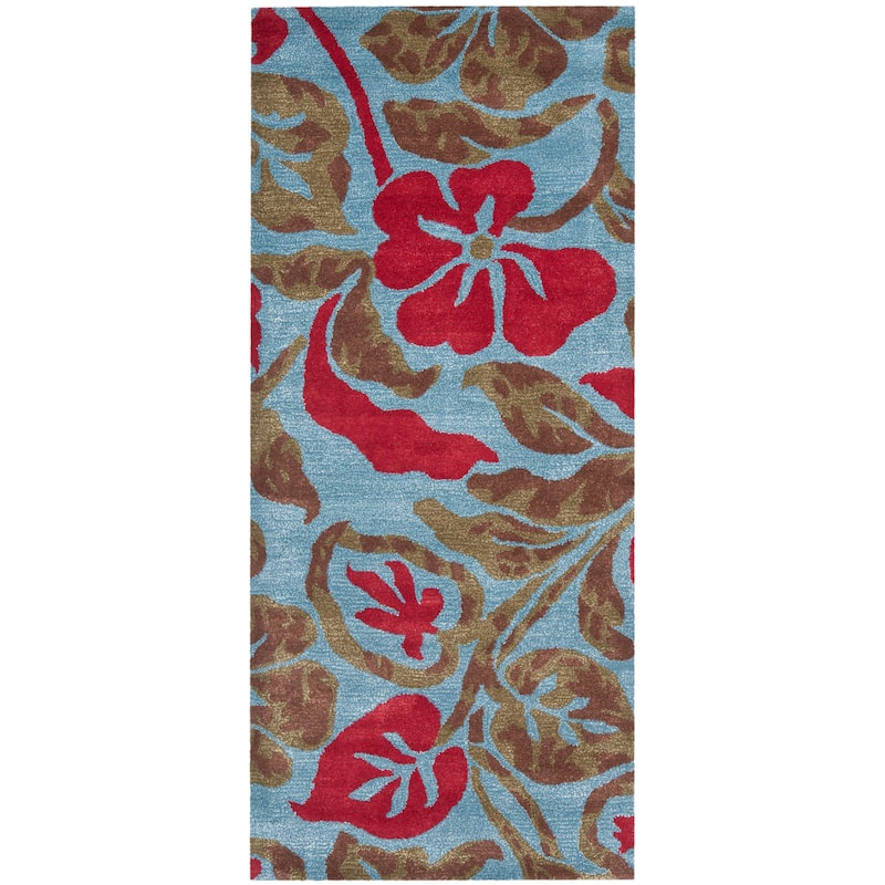 SAFAVIEH Handmade Soho Kassandra Floral N.Z. Wool Rug