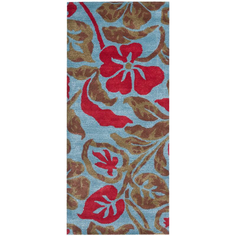 SAFAVIEH Handmade Soho Momoko Floral N.Z. Wool Rug