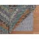 preview thumbnail 2 of 5, Shahbanu Rugs Colorful, Hand Woven Afghan Maimana Kilim with Zig Zag Design, Veggie Dyes Pure Wool, Oriental Rug (10'2" x 13'7")
