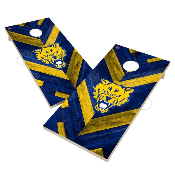 slide 2 of 6, Fort Valley State University Wildcats Cornhole Board Set 16 Years and Up
