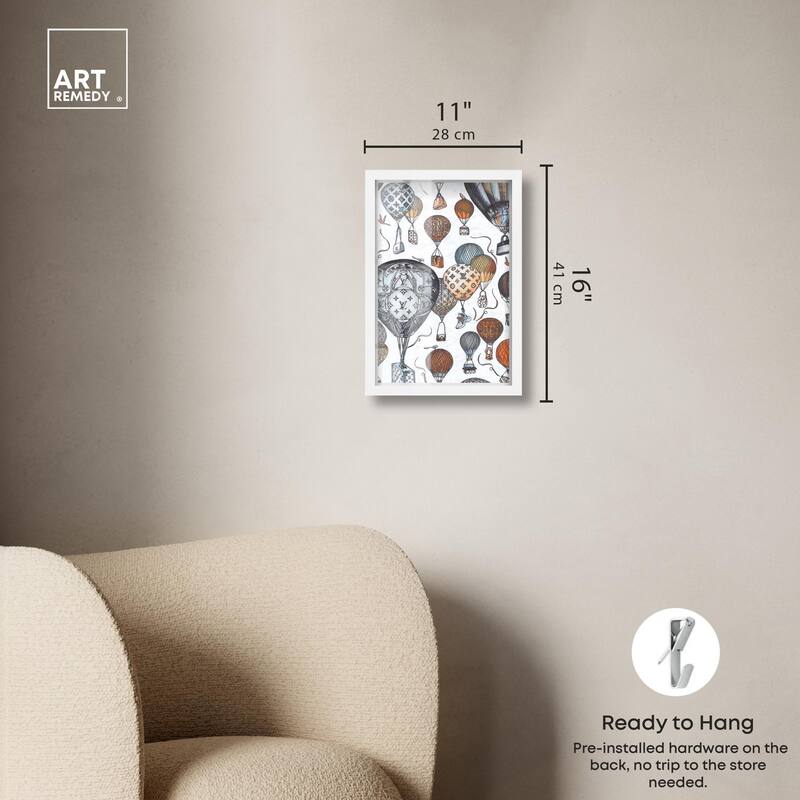 Doll Memories - Fashion Balloons Shadowbox by Art Remedy