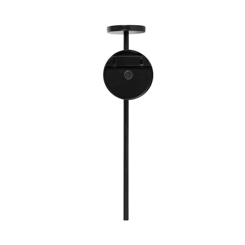 Kate and Laurel Blaise Metal Wall Sconce
