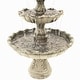 preview thumbnail 7 of 11, Sunnydaze 4-Tier Grand Courtyard Garden Water Fountain - Earth Finish - 80-Inch