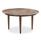 preview thumbnail 9 of 14, NADAAL STUDIOS Isolde, Round Accent Table with Banswara Marble, White - 36 X 36 X 18