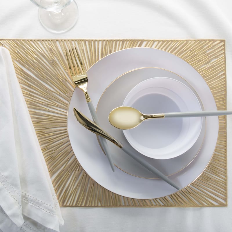 Home Details 4 Pack Star Burst Laser Cut Placemat