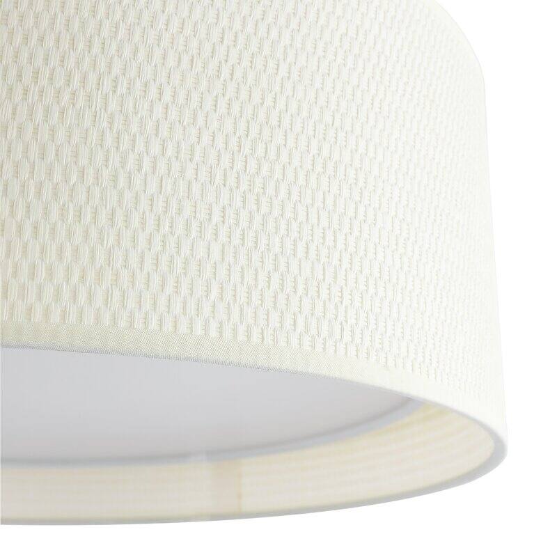 WINGBO 16 inch 3-Light and 20 inch 5-Light Flush Mount Light - 15.7" - White