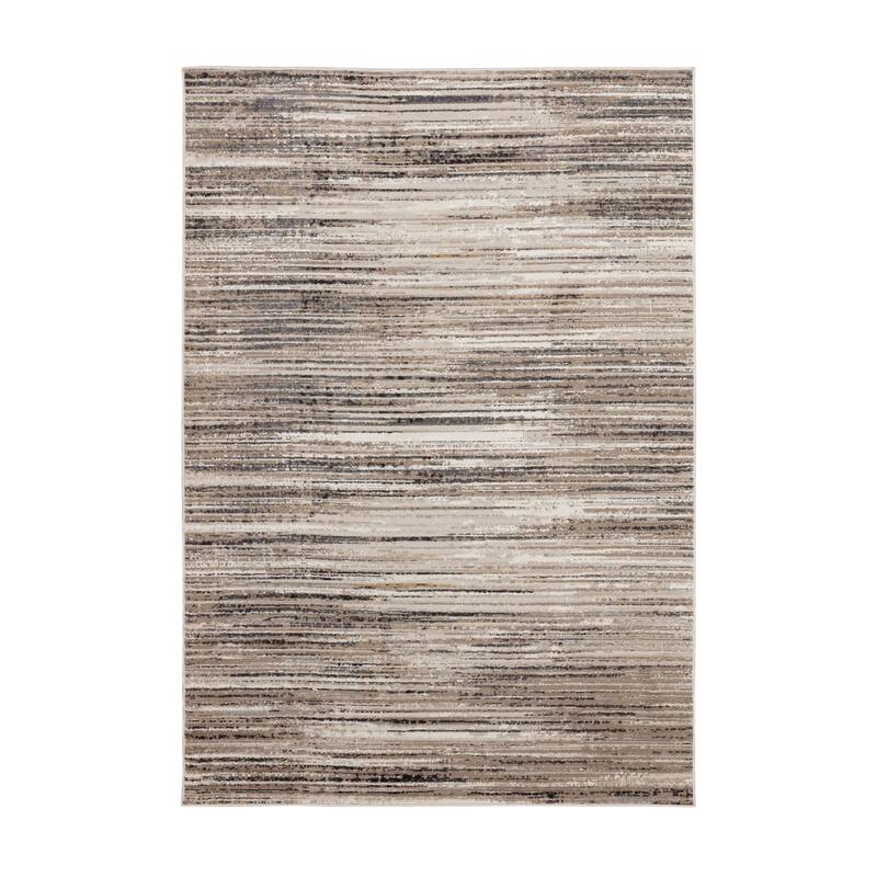Mohawk Home Urban Abstract Stripe Woven Area Rug - 2' x 10' - Cream - Runner