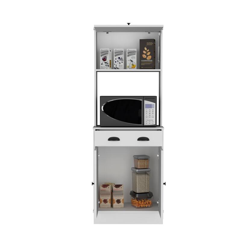 Kitchen Pantry with Drawer and 2 Cabinets for Kitchen
