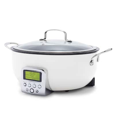 GreenPan Elite Essential Smart Electric 6QT Skillet Pot