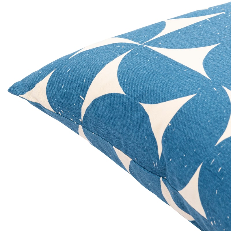 Livabliss Sanaya Half Circle Print Geometric Throw Pillow