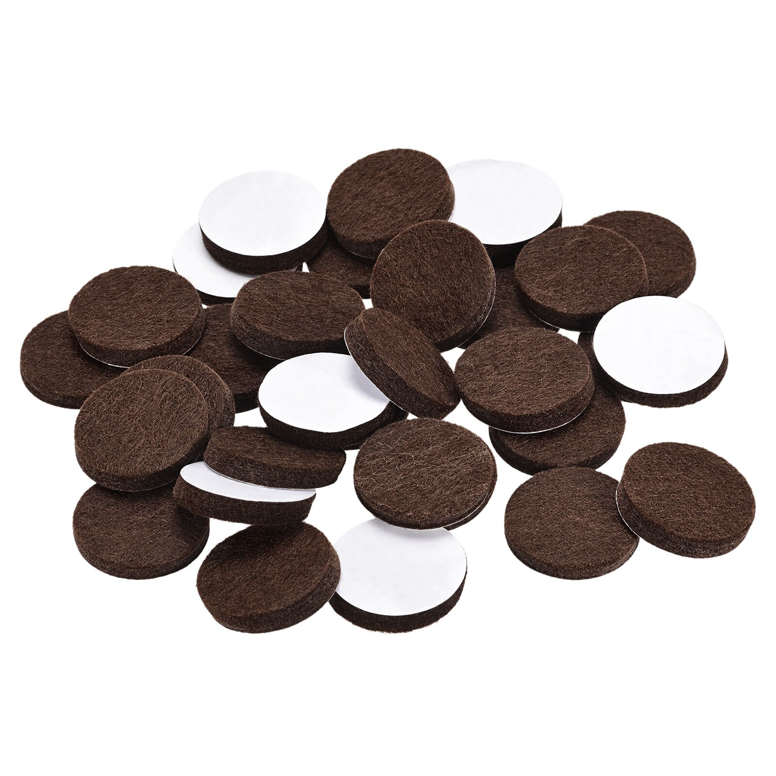 Felt Furniture Pads Black 1 48Pieces Pack Round Self Adhesive Furniture  Pads Anti Scratch Felt Pads Heavy Duty 5mm Thick Floor Protector for Chair