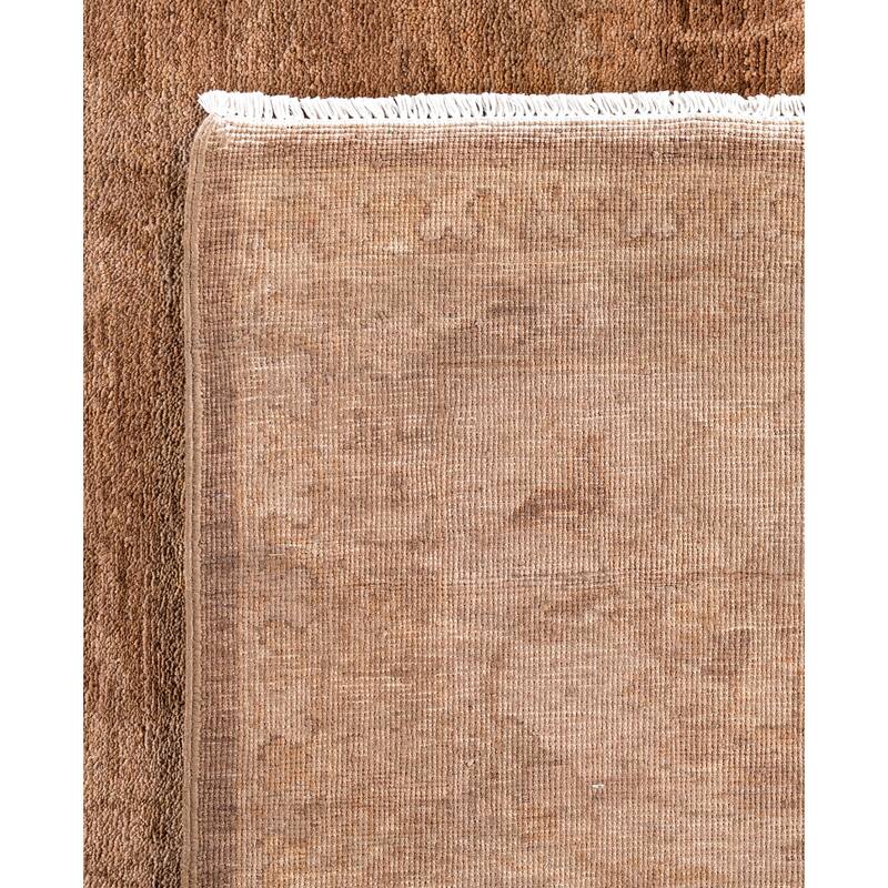 Overdyed One-of-a-Kind Hand-Knotted Area Rug - Beige - 12' 1" x 14' 10"