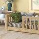 preview thumbnail 2 of 5, Floor Platform Bed with Fence without Door