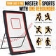 preview thumbnail 2 of 9, Zealfeel Lacrosse Rebounder 5-Angle Adjustable Practice Net with Target Strip and Carry Bag