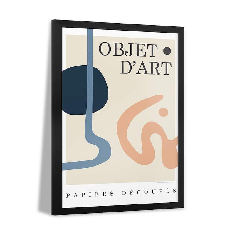 Objet VII Premium Framed Poster by Design Fabrikken