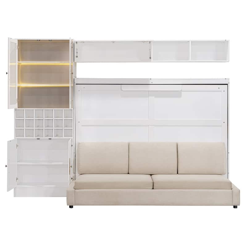 Full Size Murphy Bed Wall Bed with Sofa