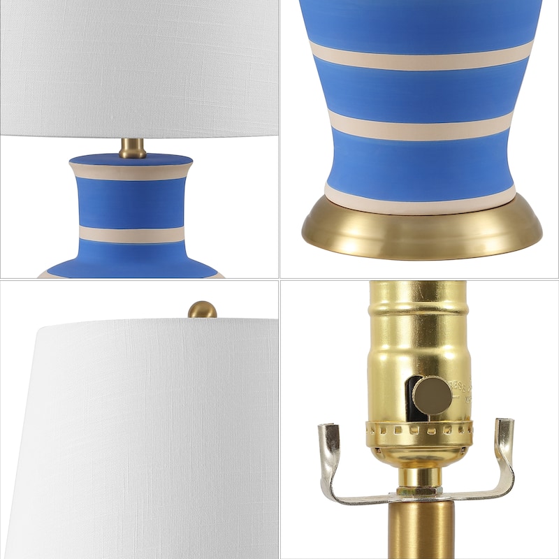 Julia 29" Ceramic LED Table Lamp, by JONATHAN Y