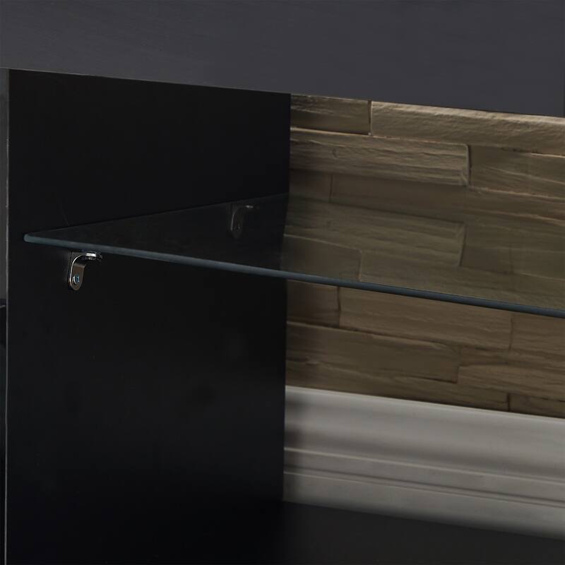 Morden TV Stand with LED Lights