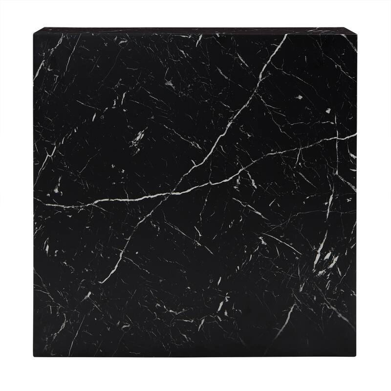 Darcy Faux Marble Coffee Table with Casters by iNSPIRE Q Bold