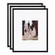 preview thumbnail 15 of 29, Kate and Laurel Adlynn Beaded Photo Frame Set 16x20 matted to 8x10 - Black