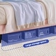 preview thumbnail 5 of 33, Moasis PU Adjustable Cloud Headboard Bed Frame Platform with LED