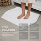 preview thumbnail 7 of 8, Home Weavers Bathroom Rug, Cotton Soft, Water Absorbent Bath Rug, Non Slip Shower Rug Machine Washable 21"x34" Rectangle