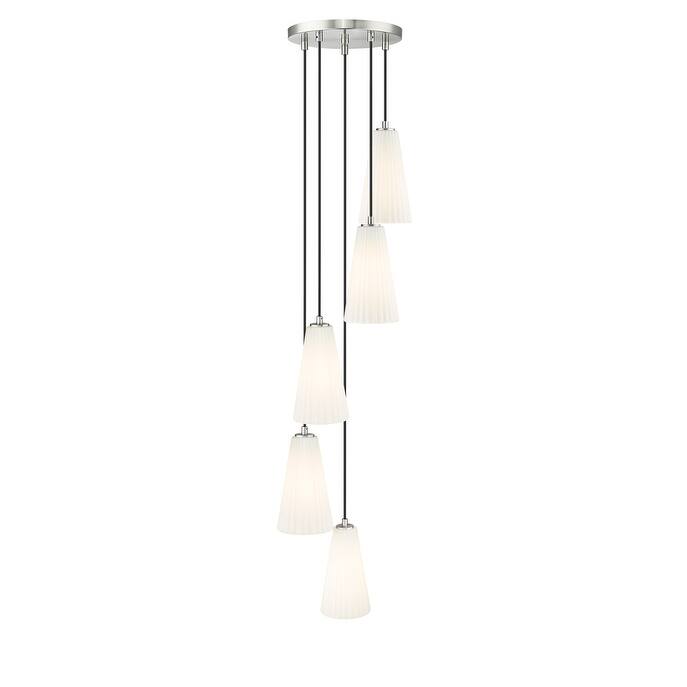 Z-Lite 3043P6-5R Farrell 5 Light 12" Wide Chandelier