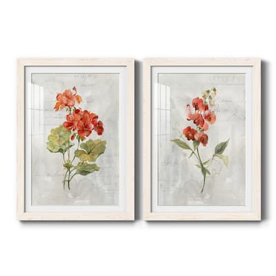Linen Geranium-Premium Framed Print - Ready to Hang