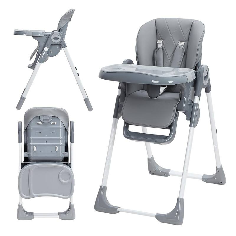 Baby High Chair - Dark Grey