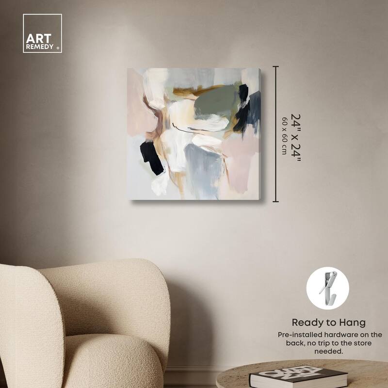 Softened Encounters II Canvas by Art Remedy, Gallery Wrapped