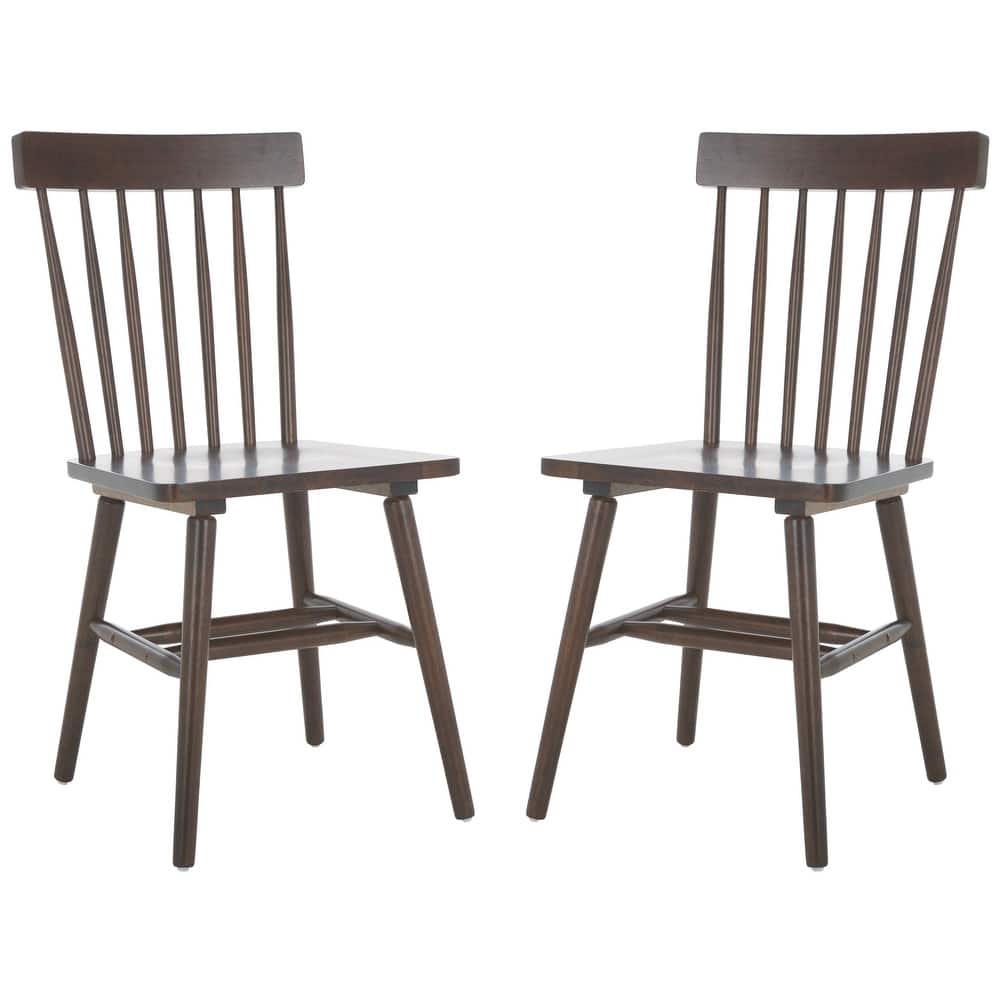 SAFAVIEH HOME Aziel Spindle Dining Chair (Set of 2) - 16"W x 20"D x 34"H
