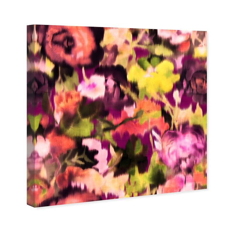 Wynwood Studio Abstract Blooming Granada Pink and Modern & Contemporary Wall Art Canvas Print