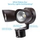 preview thumbnail 2 of 21, Dual-Head Integrated LED Wall Mount Flood Light with Motion Sensor, Outdoor Security Light, Waterproof