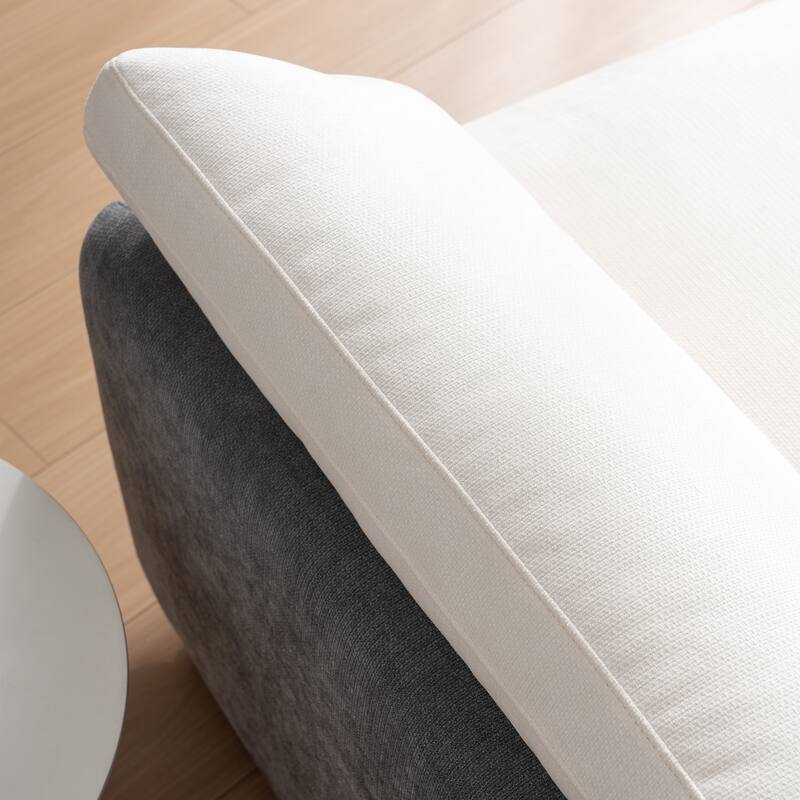 50" Oversized Chenille Upholstered Single Sofa Chair