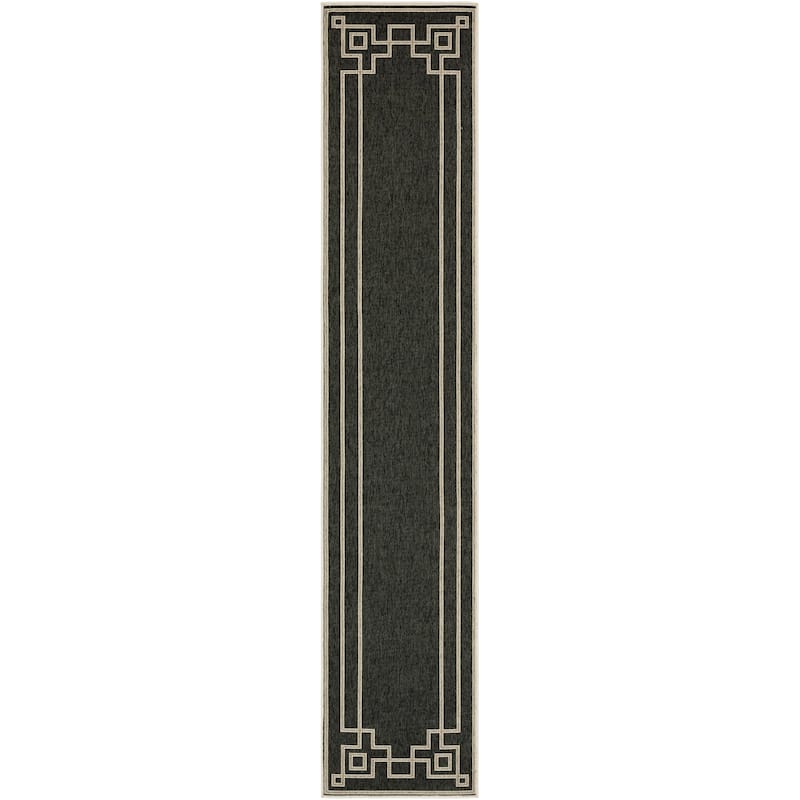 Livabliss Alfresco Country Geometric Indoor / OutdoorArea Rug
