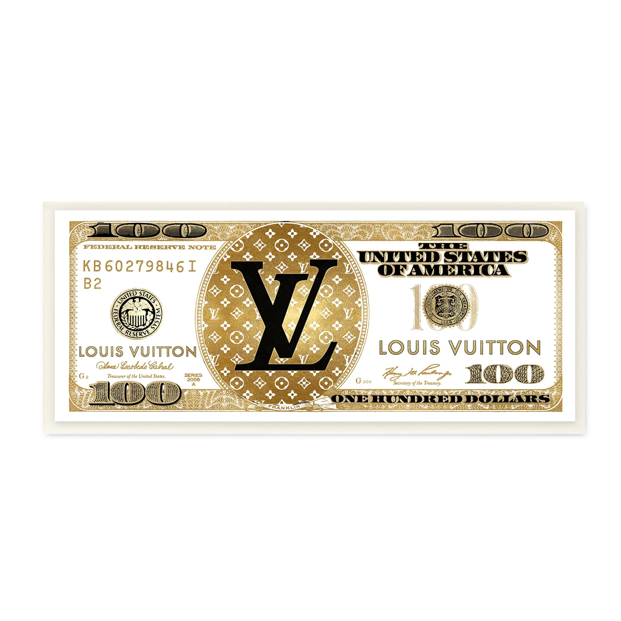 Stupell Industries Upscale Dollar Bill Pattern Glam Fashion Designer Wood  Wall Art - Yellow - Overstock - 35994703