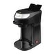 preview thumbnail 2 of 1, Brentwood Single Serve Coffee Maker in Black with Mug
