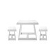 preview thumbnail 26 of 33, Farmhouse 72-inch Rectangle Dining Table Set with Benches