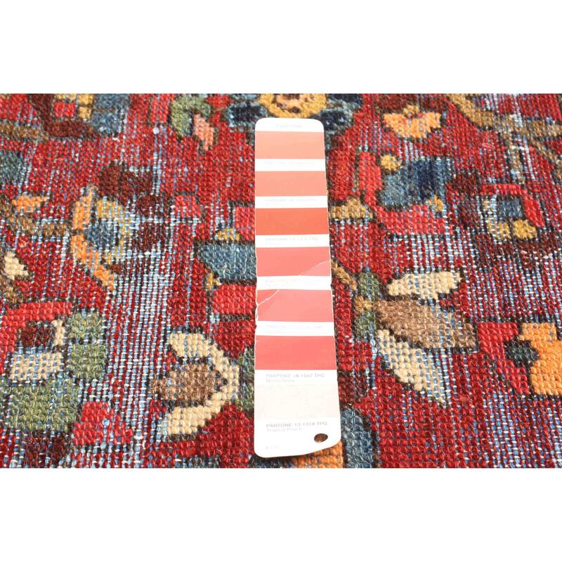 ECARPETGALLERY Hand-knotted Antalya Vintage Red Wool Rug - 4'1 x 6'2