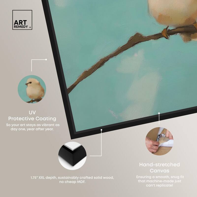 Azure Avian Canvas by Art Remedy