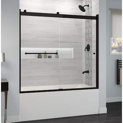 Basco Basco Rotolo 57" High x 60" Wide Bypass Semi-Frameless Tub Door