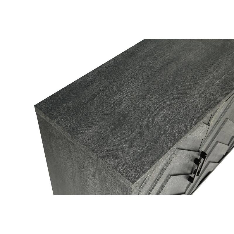 Vintage Style Storage Accent Storage 4Doors Wooden