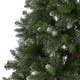preview thumbnail 14 of 16, 9-ft Spruce Pre-Lit or Unlit Artificial Christmas Tree with Glitter Branches, Red Berries & Pinecones by Christopher Knight Home