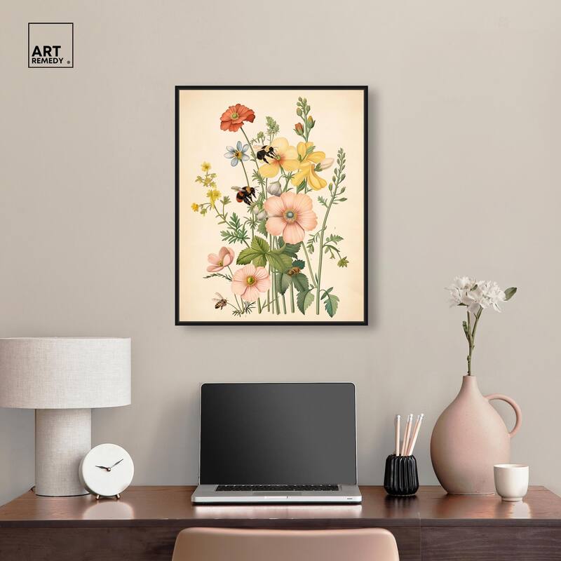 Pollinator Portrait I Canvas by Art Remedy
