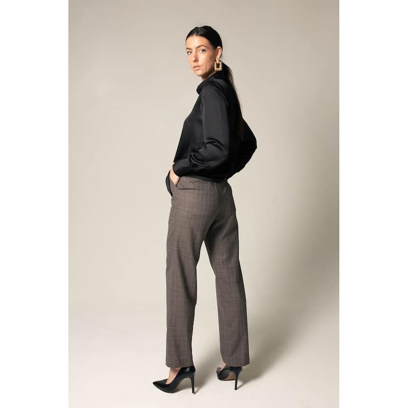 Elegance Silk Shirt in Black