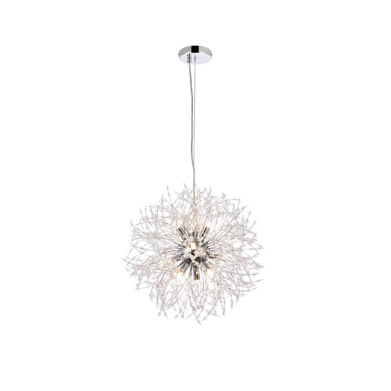 Salette 9-Lights Pendant - N/A - Chrome