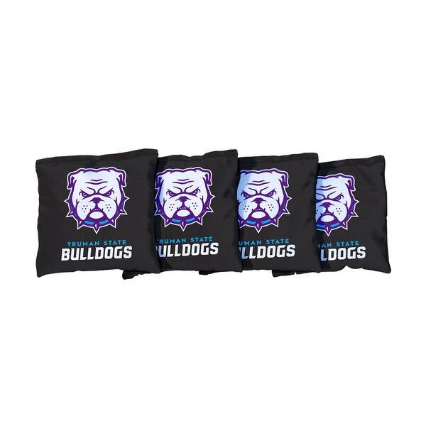 slide 2 of 3, Truman State University TSU Bulldogs White Cornhole Bags All-Weather Resin Filled