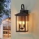preview thumbnail 1 of 18, KAWOTI Black Outdoor Wall Sconces and Pendant Light