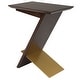 preview thumbnail 1 of 6, Uttermost Breakthrough Modern Accent Table - 17.25"W x 22"H x 11.75"D